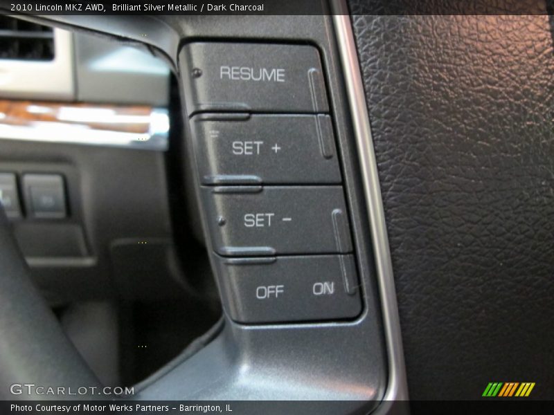 Brilliant Silver Metallic / Dark Charcoal 2010 Lincoln MKZ AWD