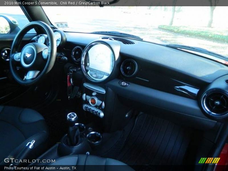 Chili Red / Grey/Carbon Black 2010 Mini Cooper S Convertible