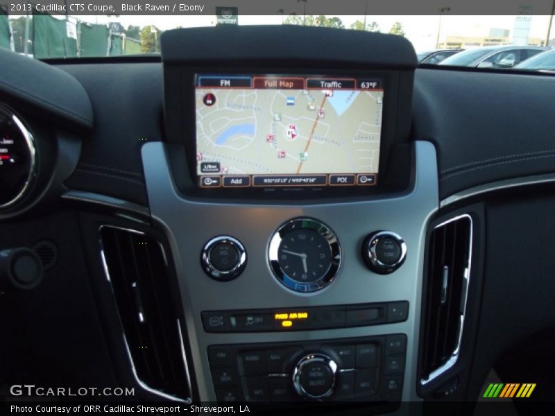 Navigation of 2013 CTS Coupe