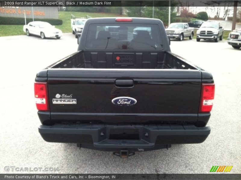 Black / Medium Dark Flint 2009 Ford Ranger XLT SuperCab