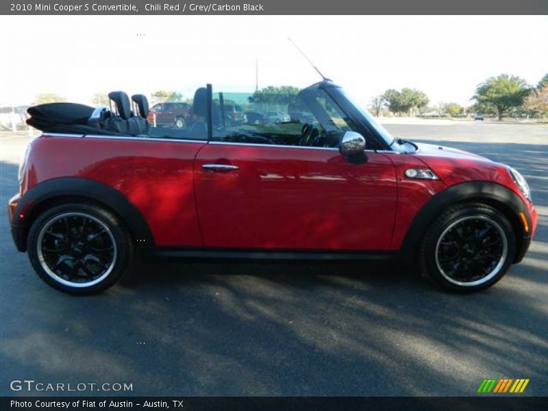 Chili Red / Grey/Carbon Black 2010 Mini Cooper S Convertible