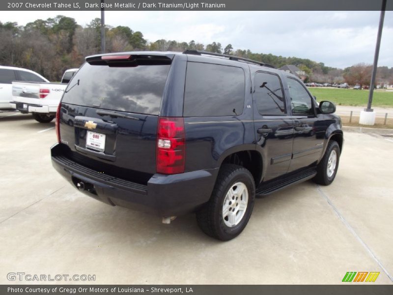 Dark Blue Metallic / Dark Titanium/Light Titanium 2007 Chevrolet Tahoe LS