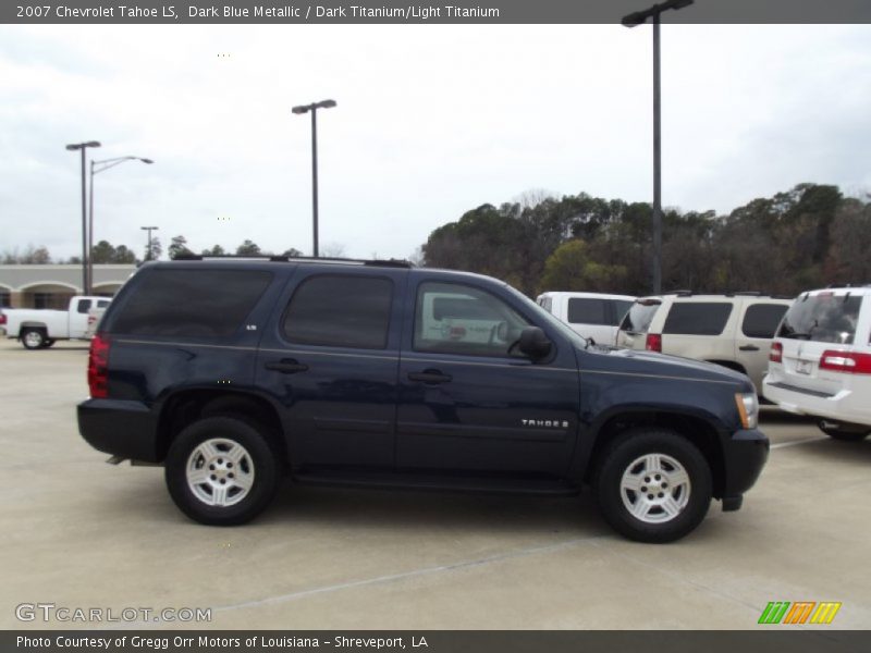 Dark Blue Metallic / Dark Titanium/Light Titanium 2007 Chevrolet Tahoe LS