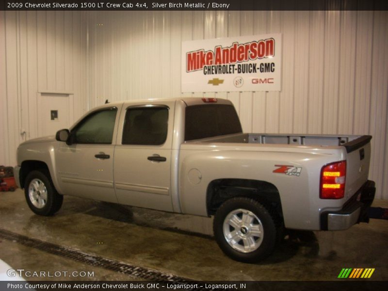 Silver Birch Metallic / Ebony 2009 Chevrolet Silverado 1500 LT Crew Cab 4x4