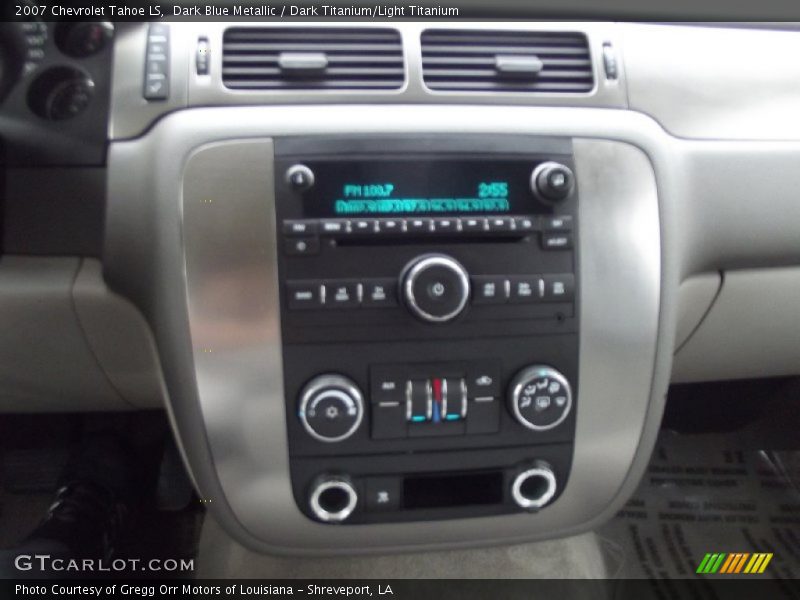 Dark Blue Metallic / Dark Titanium/Light Titanium 2007 Chevrolet Tahoe LS