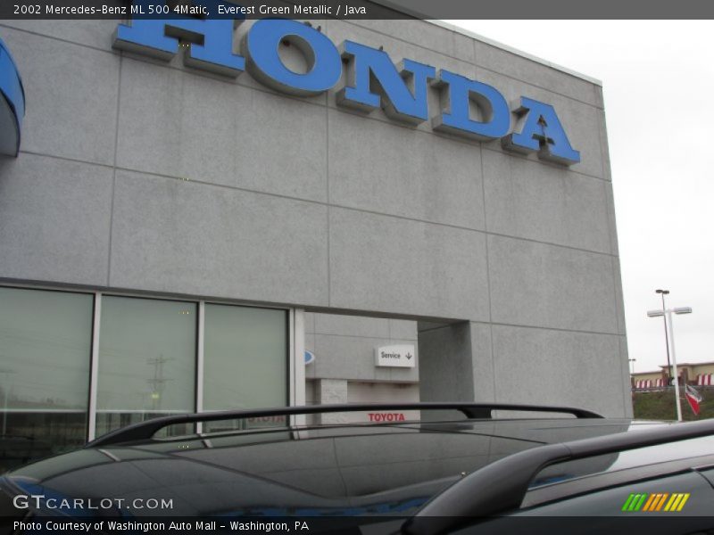Everest Green Metallic / Java 2002 Mercedes-Benz ML 500 4Matic