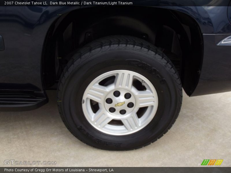 Dark Blue Metallic / Dark Titanium/Light Titanium 2007 Chevrolet Tahoe LS