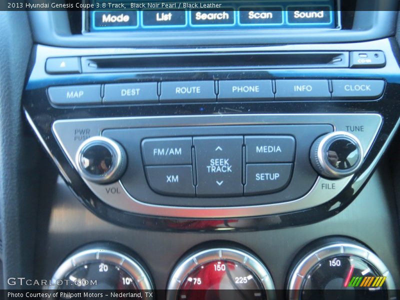 Black Noir Pearl / Black Leather 2013 Hyundai Genesis Coupe 3.8 Track