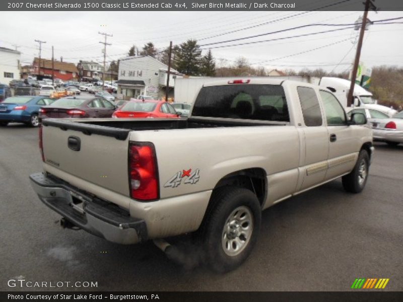 Silver Birch Metallic / Dark Charcoal 2007 Chevrolet Silverado 1500 Classic LS Extended Cab 4x4