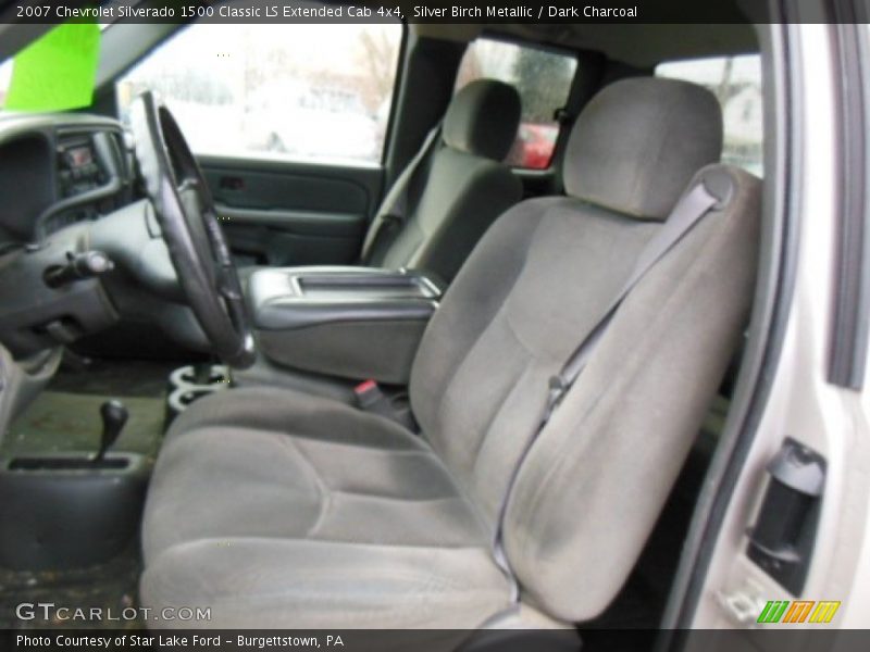 Silver Birch Metallic / Dark Charcoal 2007 Chevrolet Silverado 1500 Classic LS Extended Cab 4x4