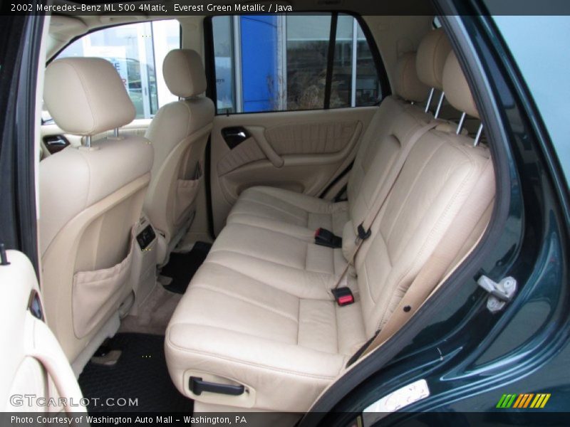Everest Green Metallic / Java 2002 Mercedes-Benz ML 500 4Matic