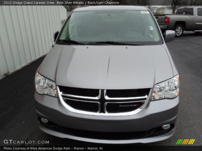 Billet Silver Metallic / Black/Light Graystone 2013 Dodge Grand Caravan Crew