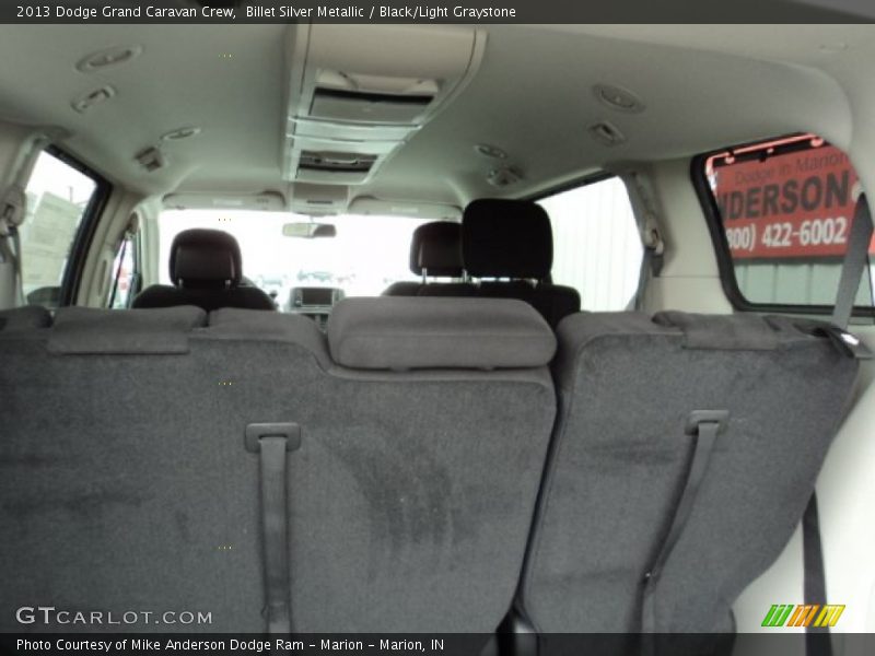 Billet Silver Metallic / Black/Light Graystone 2013 Dodge Grand Caravan Crew