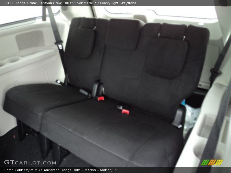 Billet Silver Metallic / Black/Light Graystone 2013 Dodge Grand Caravan Crew