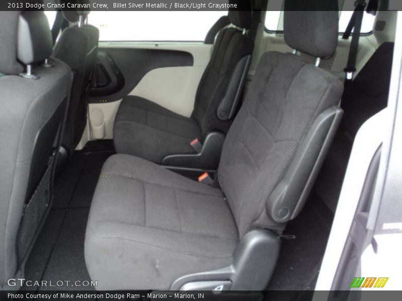 Billet Silver Metallic / Black/Light Graystone 2013 Dodge Grand Caravan Crew