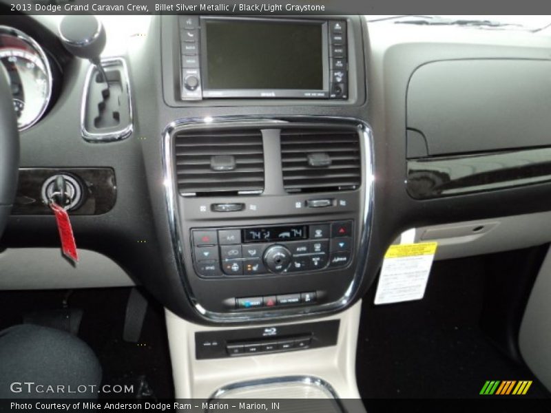 Billet Silver Metallic / Black/Light Graystone 2013 Dodge Grand Caravan Crew