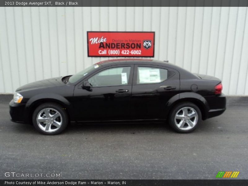Black / Black 2013 Dodge Avenger SXT