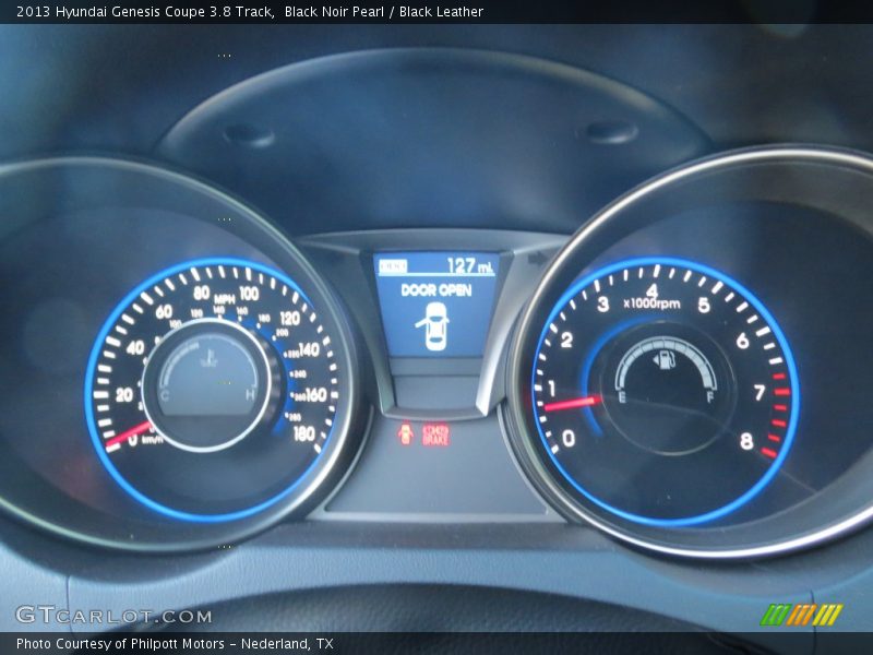 Black Noir Pearl / Black Leather 2013 Hyundai Genesis Coupe 3.8 Track