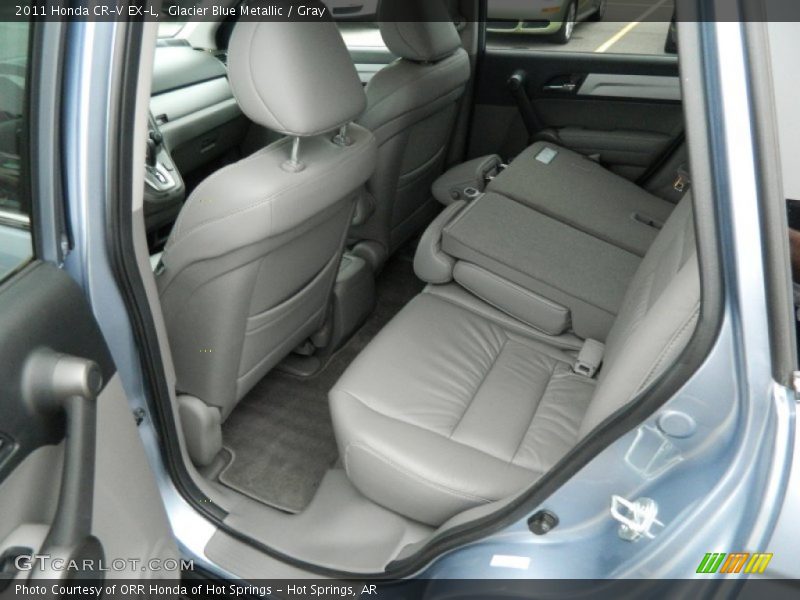 Glacier Blue Metallic / Gray 2011 Honda CR-V EX-L