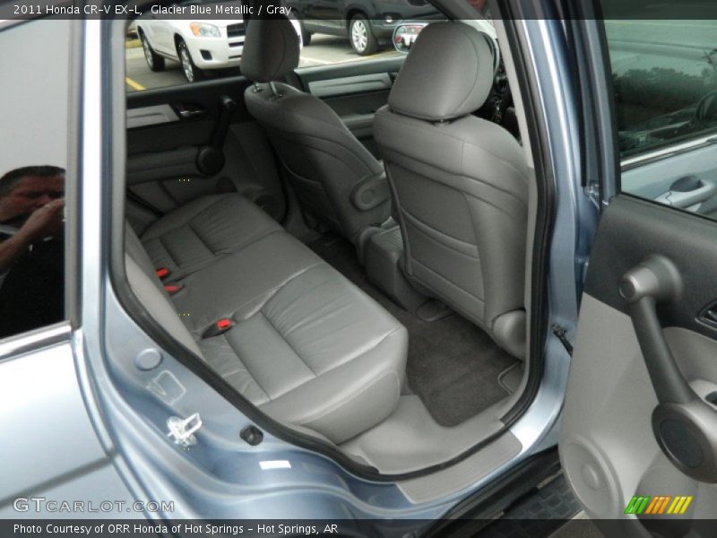 Glacier Blue Metallic / Gray 2011 Honda CR-V EX-L