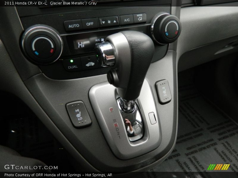 Glacier Blue Metallic / Gray 2011 Honda CR-V EX-L