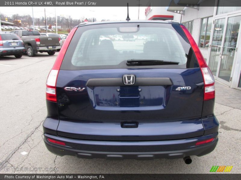 Royal Blue Pearl / Gray 2011 Honda CR-V LX 4WD