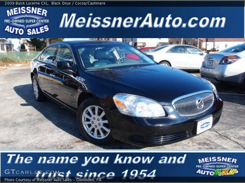 Black Onyx / Cocoa/Cashmere 2009 Buick Lucerne CXL
