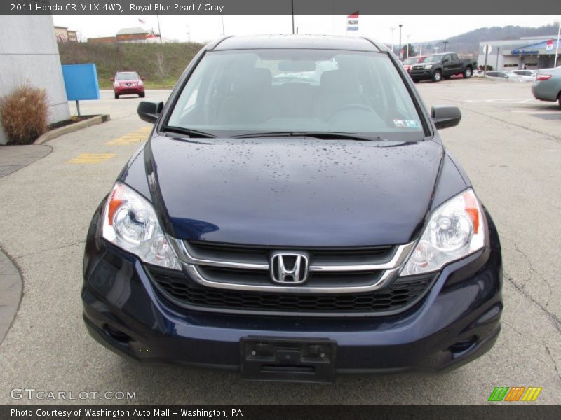 Royal Blue Pearl / Gray 2011 Honda CR-V LX 4WD