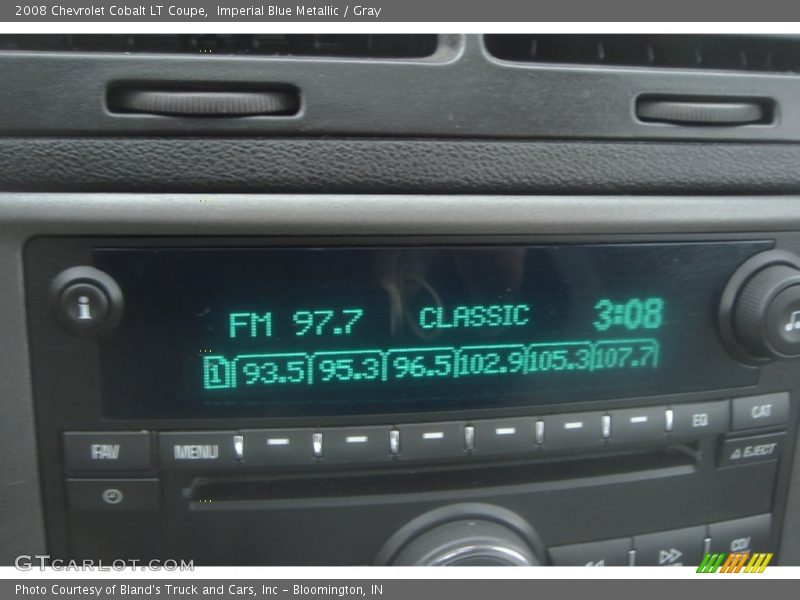 Imperial Blue Metallic / Gray 2008 Chevrolet Cobalt LT Coupe