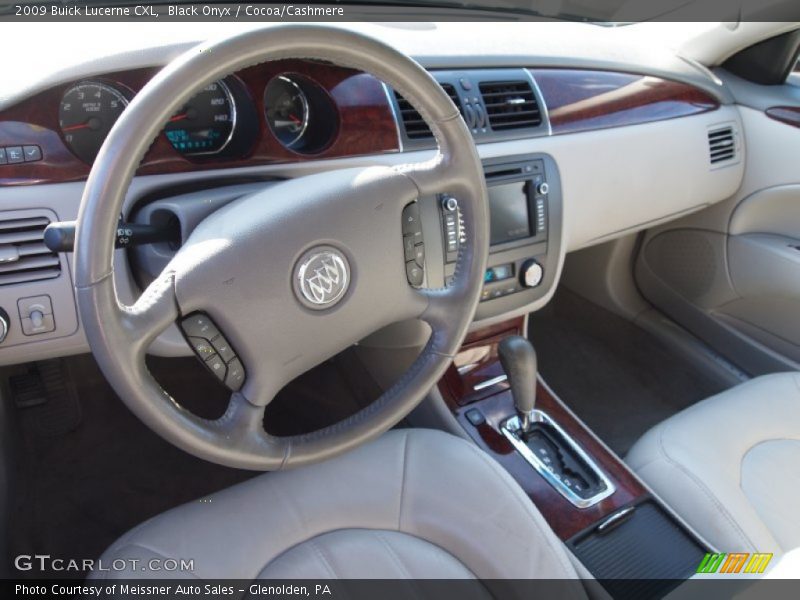 Black Onyx / Cocoa/Cashmere 2009 Buick Lucerne CXL