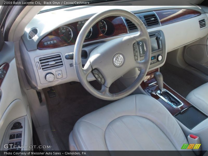 Black Onyx / Cocoa/Cashmere 2009 Buick Lucerne CXL