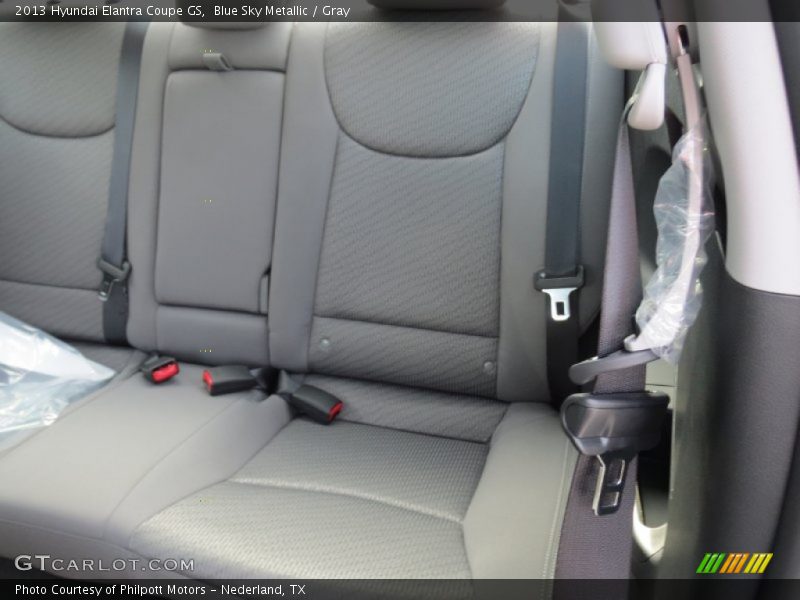 Blue Sky Metallic / Gray 2013 Hyundai Elantra Coupe GS