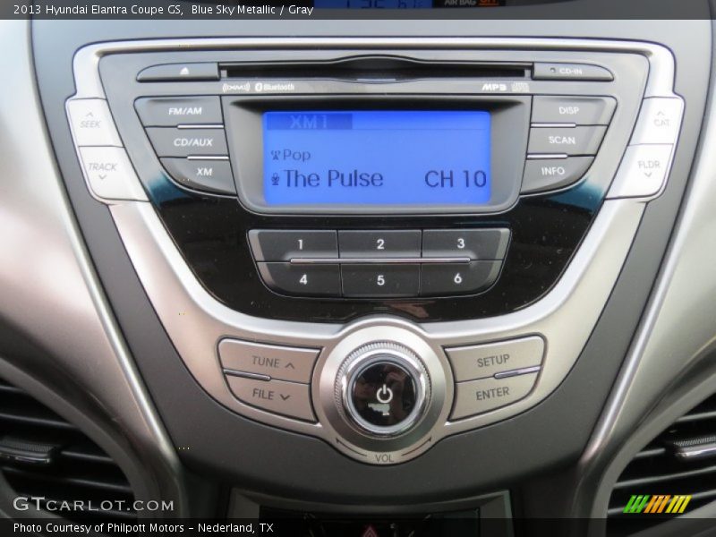 Controls of 2013 Elantra Coupe GS