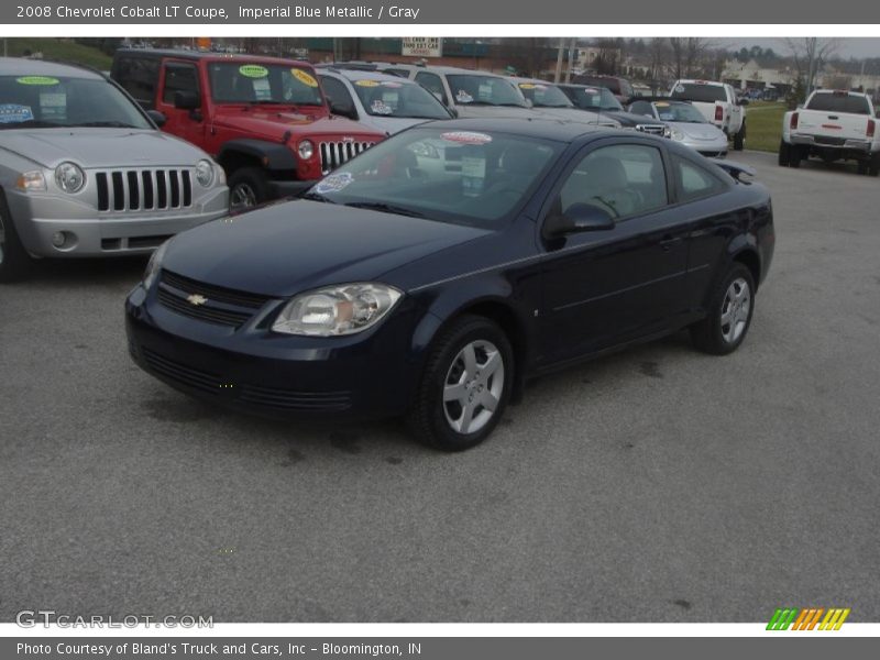 Imperial Blue Metallic / Gray 2008 Chevrolet Cobalt LT Coupe