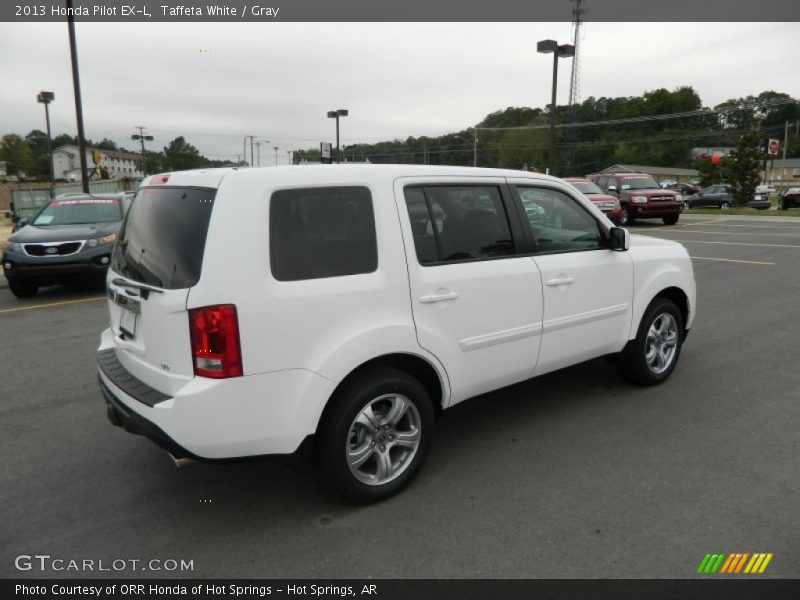 Taffeta White / Gray 2013 Honda Pilot EX-L