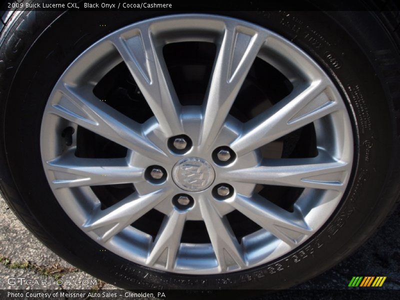 Black Onyx / Cocoa/Cashmere 2009 Buick Lucerne CXL