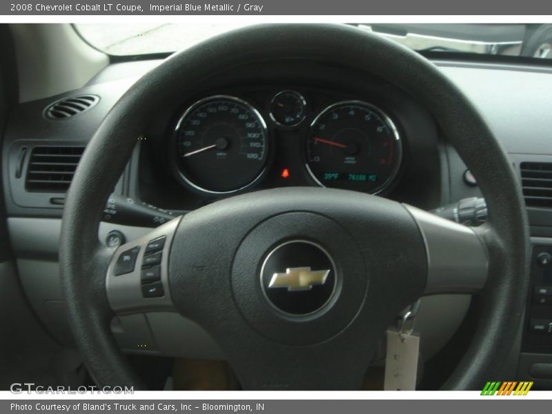 Imperial Blue Metallic / Gray 2008 Chevrolet Cobalt LT Coupe