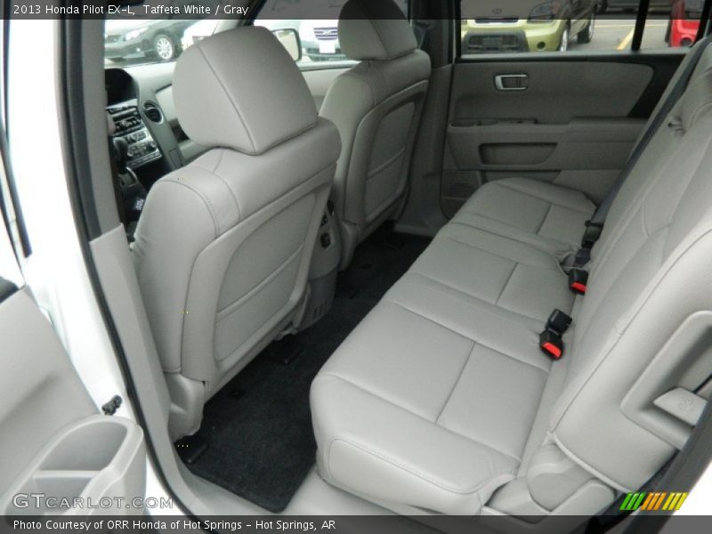 Taffeta White / Gray 2013 Honda Pilot EX-L