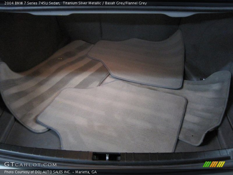  2004 7 Series 745Li Sedan Trunk