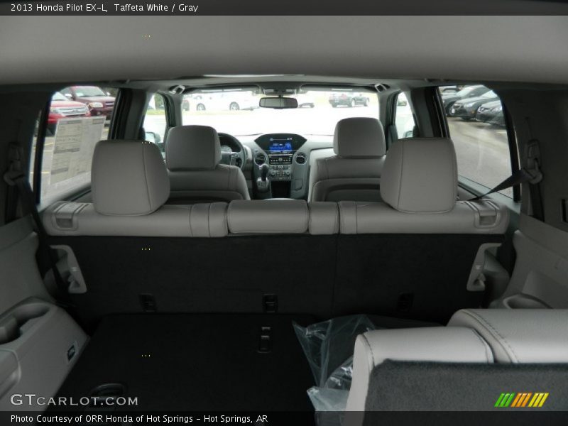 Taffeta White / Gray 2013 Honda Pilot EX-L