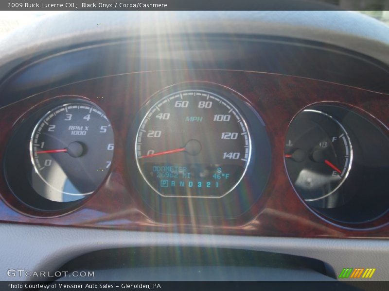 Black Onyx / Cocoa/Cashmere 2009 Buick Lucerne CXL