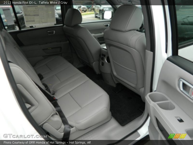 Taffeta White / Gray 2013 Honda Pilot EX-L