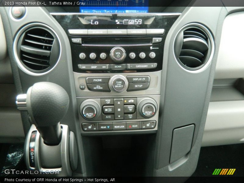 Taffeta White / Gray 2013 Honda Pilot EX-L