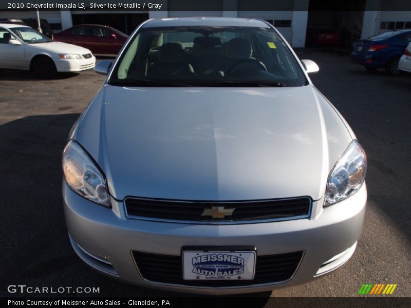 Silver Ice Metallic / Gray 2010 Chevrolet Impala LS