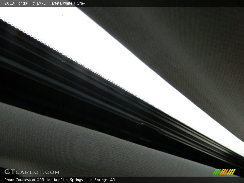 Taffeta White / Gray 2013 Honda Pilot EX-L
