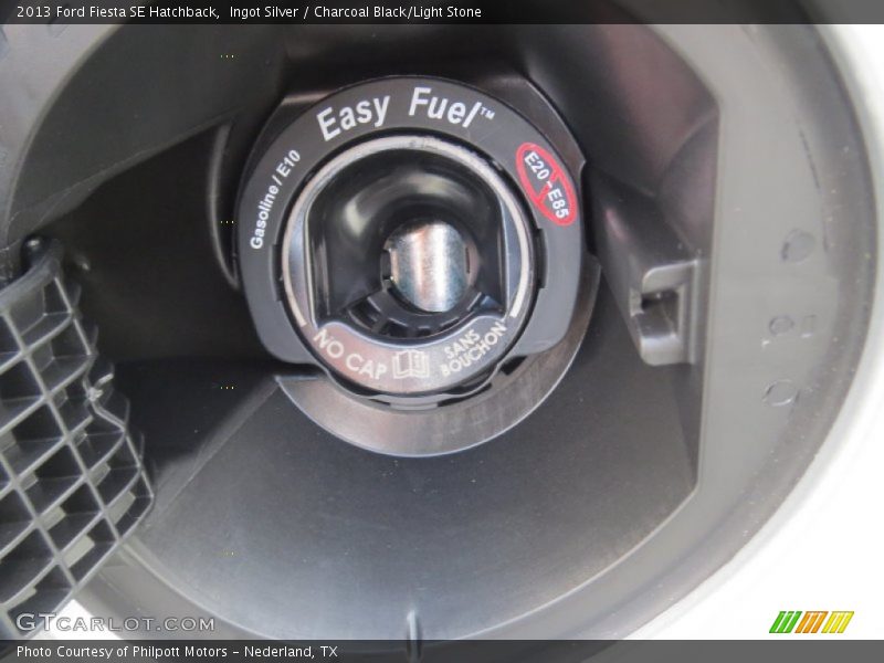 Ingot Silver / Charcoal Black/Light Stone 2013 Ford Fiesta SE Hatchback