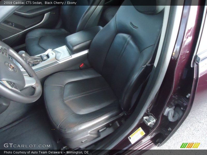 Black Cherry / Ebony 2009 Cadillac CTS Sedan