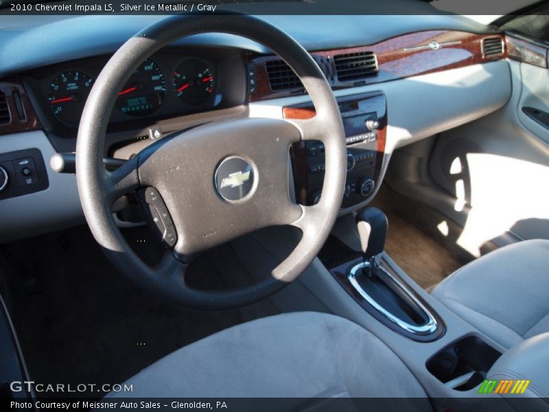 Silver Ice Metallic / Gray 2010 Chevrolet Impala LS