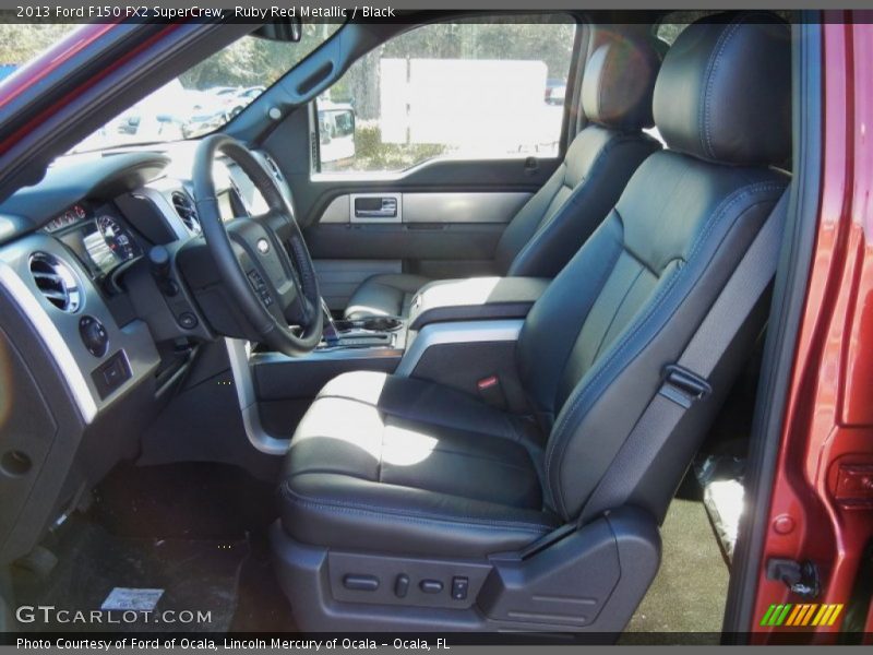 Front Seat of 2013 F150 FX2 SuperCrew