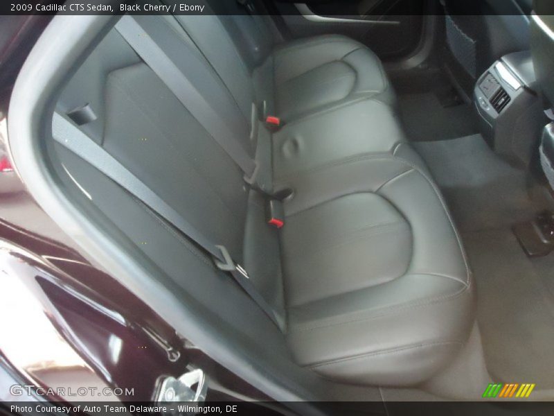 Black Cherry / Ebony 2009 Cadillac CTS Sedan